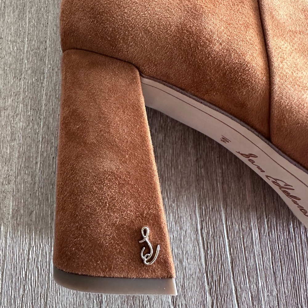 Sam Edelman Boots Booties Codie Frontier Brown Suede Boots NWB Women's 10.5 - Picture 4 of 11